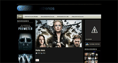 Desktop Screenshot of estrenos-cuevana.com